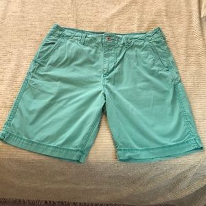 AE flat front dress shorts. Mens size 36. Perfect Green color!